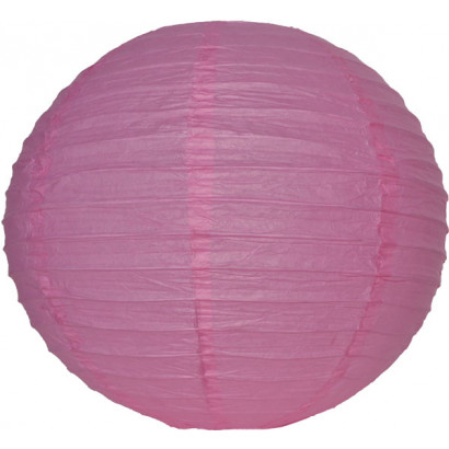 Papír lampion 30cm – rózsaszín