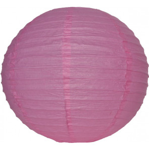 Papír lampion 30cm – rózsaszín
